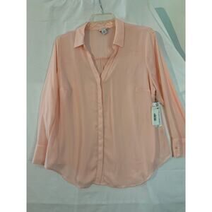 Women's Liz Claiborne 2X Long Sleeve Button Up Blouse NWT
